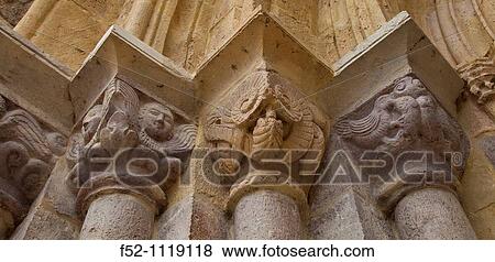 Detail of capitals in the Santa Maria de los Angeles church, San Vicente de la Barquera, Cantabria, Spain View Large Photo Image Stock Photo - Detail of capitals in the Santa Maria de los Angeles church, San Vicente de la Barquera, Cantabria, Spain. Fotosearch