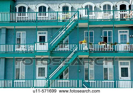Detail of green facade. Quebec. Canada. View Large Photo Image Stock Photo - Detail of green facade. Quebec. Canada.. Fotosearch