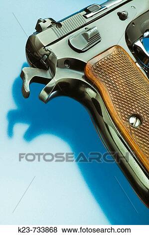 Detail of gun View Large Photo Image Stock Photo - Detail of gun. Fotosearch