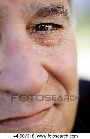 Detail of mature man's face View Large Photo Image Stock Photo - Detail of mature man's face. Fotosearch