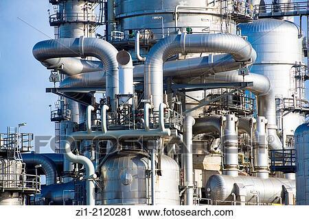 detail of oil refinery in Europoort in the Rotterdam harbour View Large Photo Image Stock Image - detail of oil refinery in Europoort in the Rotterdam harbour. Fotosearch