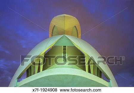 Detail of Palacio de las Artes Reina Sof? a, City of Arts and Sciences by S Calatrava Valencia Spain View Large Photo Image Stock Photo - Detail of Palacio de las Artes Reina Sof? a, City of Arts and Sciences by S Calatrava Valencia Spain. Fotosearch