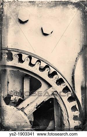 Detail of retro cog wheel View Large Photo Image Stock Image - Detail of retro cog wheel. Fotosearch