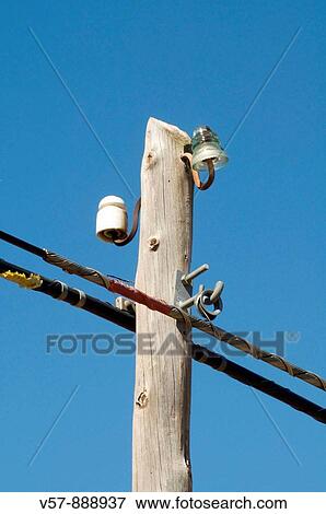 Detail of rural electric pole. Cuenca province, Castilla La Mancha, Spain. View Large Photo Image Stock Photo - Detail of rural electric pole. Cuenca province, Castilla La Mancha, Spain.. Fotosearch