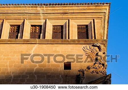 Detail of Saint Carlos Palace, in Main Square of Trujillo CBceres Extremadura Spain View Large Photo Image Stock Image - Detail of Saint Carlos Palace, in Main Square of Trujillo CBceres Extremadura Spain. Fotosearch