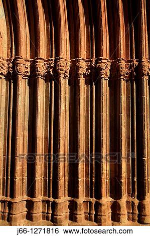 Detail of the church main front, Mora de Rubielos, Teruel province, Aragon, Spain View Large Photo Image Stock Photograph - Detail of the church main front, Mora de Rubielos, Teruel province, Aragon, Spain. Fotosearch