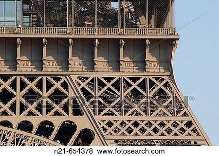 Detail of the Eiffel tower, Paris. France View Large Photo Image Stock Photo - Detail of the Eiffel tower, Paris. France. Fotosearch