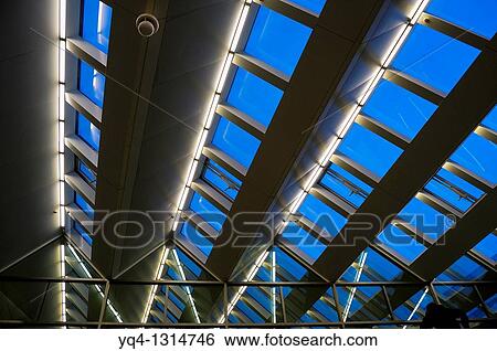 Detail of the roof of the train station of Atocha in Madrid. Spain. View Large Photo Image Stock Photograph - Detail of the roof of the train station of Atocha in Madrid. Spain.. Fotosearch