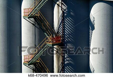 Detail on grain terminal, Vancouver, BC View Large Photo Image Stock Photograph - Detail on grain terminal, Vancouver, BC. Fotosearch
