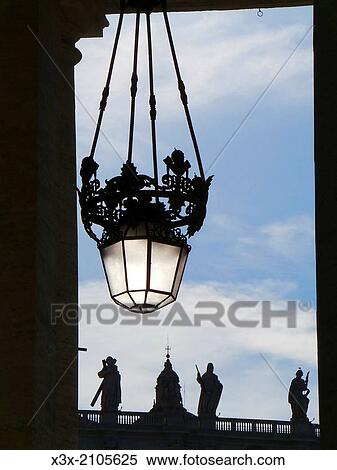Stock Photography - Details of Saint Peter square. Rome, Italy.. Fotosearch
