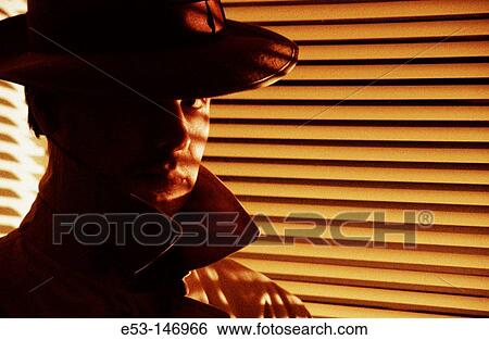 Stock Photograph - Detective-gangster. Fotosearch