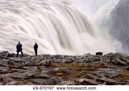 Stock Photo - Dettifoss waterfall Jokulsargljufur National Park Iceland. Fotosearch