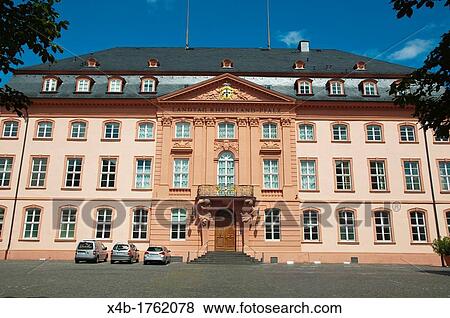 Deutschhaus Mainz 1740 Baroque style palace now the state Landtag the parliamentary building Mainz city state of Rhineland-Palatinate Germany Europe View Large Photo Image Stock Photo - Deutschhaus Mainz 1740 Baroque style palace now the state Landtag the parliamentary building Mainz city state of Rhineland-Palatinate Germany Europe. Fotosearch