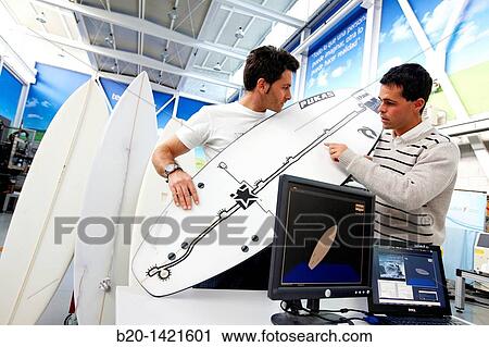 Developing the world's first surfboard with integrated technology to research and characterise the mechanical behaviour of surfboards, Surfsens PUKAS and Tecnalia research centre joint project, San Sebastian, Donostia, Gipuzkoa, Euskadi, Spain View Large Photo Image Stock Image - Developing the world's first surfboard with integrated technology to research and characterise the mechanical behaviour of surfboards, Surfsens PUKAS and Tecnalia research centre joint project, San Sebastian, Donostia, Gipuzkoa, Euskadi, Spain. Fotosearch