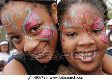 DFYIT Family Picnic, Black female, friends, face painting. Amelia Earhardt Park. Hialeah. Florida. USA. View Large Photo Image Stock Image - DFYIT Family Picnic, Black female, friends, face painting. Amelia Earhardt Park. Hialeah. Florida. USA.. Fotosearch