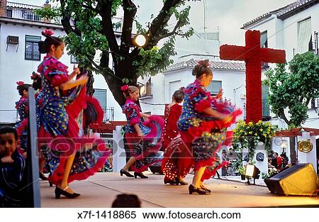 Dia de la Cruz, floral cross and dancers, in Plaza Larga, Albaicin quarter, Granada, Andalucia, Spain View Large Photo Image Stock Photography - Dia de la Cruz, floral cross and dancers, in Plaza Larga, Albaicin quarter, Granada, Andalucia, Spain. Fotosearch