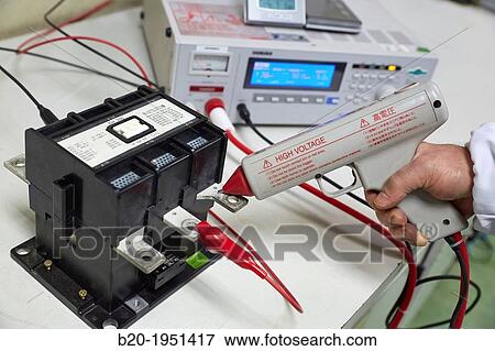 Dielectric strength test. Low Voltage Electric Laboratory. Certification of electrical equipment. Technological Services to Industry. Tecnalia Research & innovation, Bizkaia, Basque Country, Spain. View Large Photo Image Stock Photo - Dielectric strength test. Low Voltage Electric Laboratory. Certification of electrical equipment. Technological Services to Industry. Tecnalia Research & innovation, Bizkaia, Basque Country, Spain.. Fotosearch