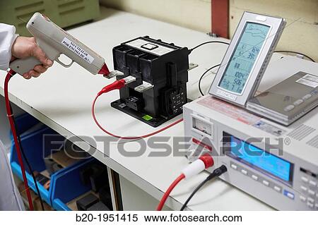 Dielectric strength test. Low Voltage Electric Laboratory. Certification of electrical equipment. Technological Services to Industry. Tecnalia Research & innovation, Bizkaia, Basque Country, Spain. View Large Photo Image Stock Photography - Dielectric strength test. Low Voltage Electric Laboratory. Certification of electrical equipment. Technological Services to Industry. Tecnalia Research & innovation, Bizkaia, Basque Country, Spain.. Fotosearch