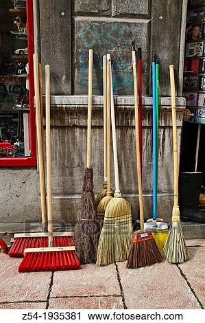 Differents models of brushes at street market, Spain View Large Photo Image Stock Image - Differents models of brushes at street market, Spain. Fotosearch