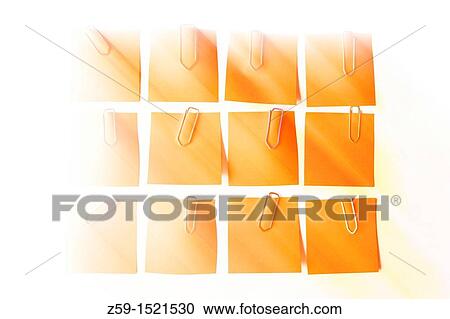 digital enhancement - arrangement of memorandum memory post-it with paper clips View Large Photo Image Stock Image - digital enhancement - arrangement of memorandum memory post-it with paper clips. Fotosearch