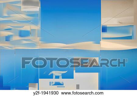 digitally manipulated sand dunes and blue sky, NSW coast, Australia. View Large Photo Image Stock Image - digitally manipulated sand dunes and blue sky, NSW coast, Australia.. Fotosearch