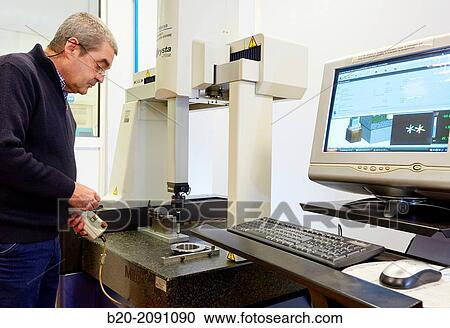 Dimensional control measures. Quality control. Machined Indecober. Machining of precision parts in series. Automotive industry. Berriz. Bizkaia. Basque Country. Spain. View Large Photo Image Stock Image - Dimensional control measures. Quality control. Machined Indecober. Machining of precision parts in series. Automotive industry. Berriz. Bizkaia. Basque Country. Spain.. Fotosearch