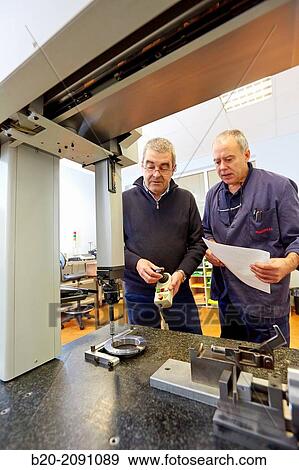Dimensional control measures. Quality control. Machined Indecober. Machining of precision parts in series. Automotive industry. Berriz. Bizkaia. Basque Country. Spain. View Large Photo Image Stock Photo - Dimensional control measures. Quality control. Machined Indecober. Machining of precision parts in series. Automotive industry. Berriz. Bizkaia. Basque Country. Spain.. Fotosearch