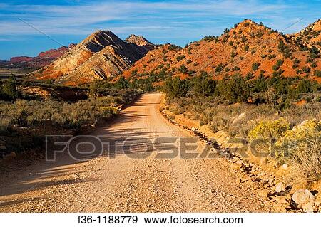Dirt road through the rugged desert backcounty, House Rock Valley Road, near Buckskin Gulch, Kane County, Utah View Large Photo Image Stock Photo - Dirt road through the rugged desert backcounty, House Rock Valley Road, near Buckskin Gulch, Kane County, Utah. Fotosearch