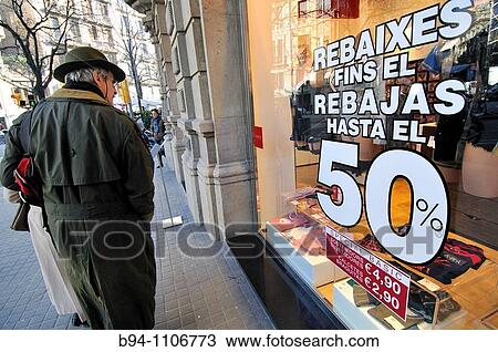 Discounts in clothing store, Barcelona, Catalonia, Spain View Large Photo Image Stock Image - Discounts in clothing store, Barcelona, Catalonia, Spain. Fotosearch