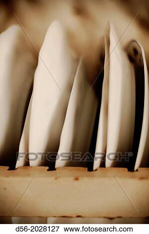 dishes on a dish rack View Large Photo Image Stock Photo - dishes on a dish rack. Fotosearch
