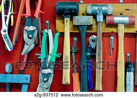 Display of working tools View Large Photo Image Stock Image - Display of working tools. Fotosearch
