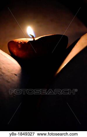 Diya, Poona, Maharashtra, India View Large Photo Image Stock Photo - Diya, Poona, Maharashtra, India. Fotosearch