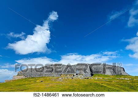 Dn Aonghasa - Fort of Aongus Inishmore Island, Aran Islands, Galway County, West Ireland, Europe. View Large Photo Image Stock Image - Dn Aonghasa - Fort of Aongus Inishmore Island, Aran Islands, Galway County, West Ireland, Europe.. Fotosearch
