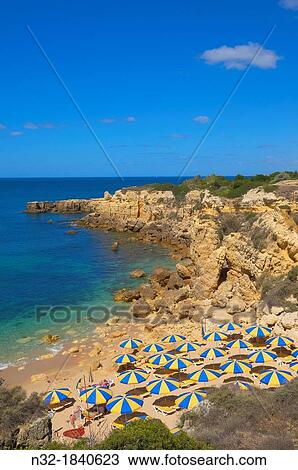 Do Castelo Beach, Albufeira, Praia Do Castelo, Algarve, Portugal, Europe View Large Photo Image Stock Image - Do Castelo Beach, Albufeira, Praia Do Castelo, Algarve, Portugal, Europe. Fotosearch