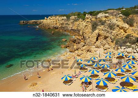 Do Castelo Beach, Albufeira, Praia Do Castelo, Algarve, Portugal, Europe View Large Photo Image Stock Image - Do Castelo Beach, Albufeira, Praia Do Castelo, Algarve, Portugal, Europe. Fotosearch
