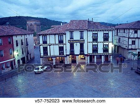 Doa Urraca square at night, Covarrubias, Burgos province, Castilla-Leon, Spain View Large Photo Image Stock Image - Doa Urraca square at night, Covarrubias, Burgos province, Castilla-Leon, Spain. Fotosearch