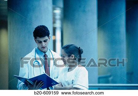 Doctor and nurse View Large Photo Image Stock Photo - Doctor and nurse. Fotosearch