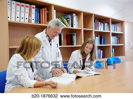Doctor teaching medical students in library, Doctors in meeting room, Hospital Donostia, San Sebastian, Gipuzkoa, Basque Country, Spain View Large Photo Image Stock Image - Doctor teaching medical students in library, Doctors in meeting room, Hospital Donostia, San Sebastian, Gipuzkoa, Basque Country, Spain. Fotosearch