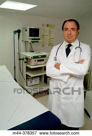 Stock Photo - Doctor with stethoscope. Fotosearch