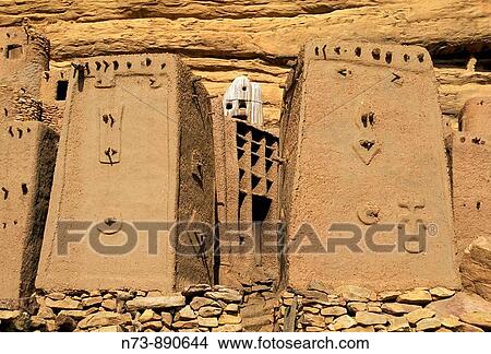 Dogon village, Dogon Country, Mali View Large Photo Image Picture - Dogon village, Dogon Country, Mali. Fotosearch