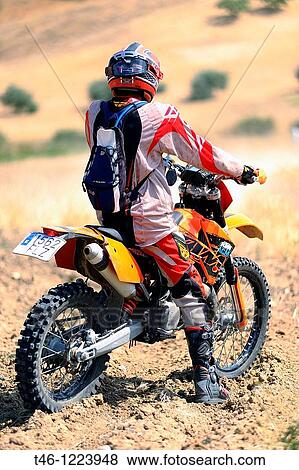 Doing motocross rider View Large Photo Image Stock Photo - Doing motocross rider. Fotosearch