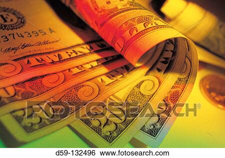 Dollar Bills View Large Photo Image Stock Photograph - Dollar Bills. Fotosearch