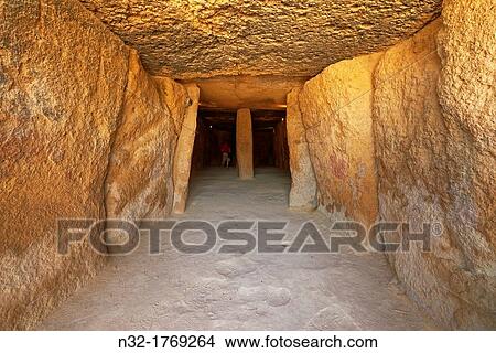 Dolmen of Menga, Menga megalithic dolmen, Antequera, MBlaga province, Andalusia, Spain View Large Photo Image Picture - Dolmen of Menga, Menga megalithic dolmen, Antequera, MBlaga province, Andalusia, Spain. Fotosearch