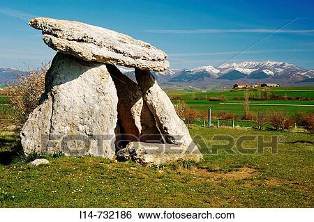 Dolmen of Sorginetxe. Alava, Basque Country, Spain View Large Photo Image Stock Photograph - Dolmen of Sorginetxe. Alava, Basque Country, Spain. Fotosearch