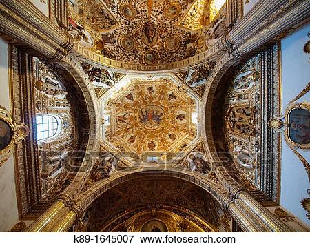Stock Photo - Dome. Santo Domingo convent. 1531. Oaxaca. Mexico.. Fotosearch