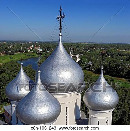 Domes of St Sophia cathedral 16 century, Vologda, Vologda region, Russia View Large Photo Image Stock Image - Domes of St Sophia cathedral 16 century, Vologda, Vologda region, Russia. Fotosearch