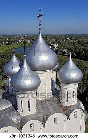 Domes of St Sophia cathedral 16 century, Vologda, Vologda region, Russia View Large Photo Image Stock Photography - Domes of St Sophia cathedral 16 century, Vologda, Vologda region, Russia. Fotosearch