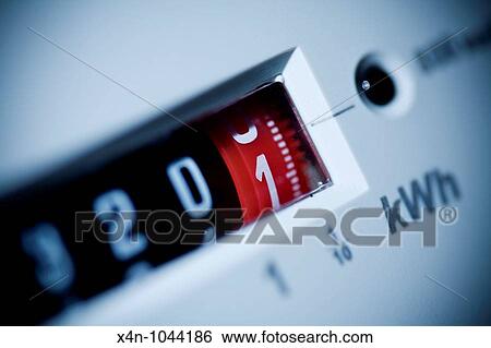 Domestic electricity meter View Large Photo Image Stock Photograph - Domestic electricity meter. Fotosearch