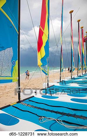 Dominican Republic, Punta Cana Region, Bavaro, Bavaro beach sailboats View Large Photo Image Stock Image - Dominican Republic, Punta Cana Region, Bavaro, Bavaro beach sailboats. Fotosearch