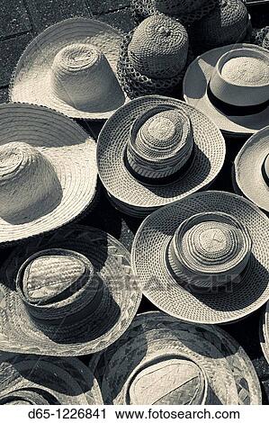 Dominican Republic, Santo Domingo, Zona Colonial, Plaza Espana, straw hats View Large Photo Image Stock Image - Dominican Republic, Santo Domingo, Zona Colonial, Plaza Espana, straw hats. Fotosearch